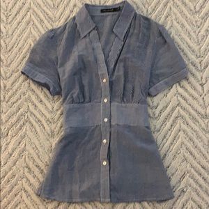 Pin Stripe Short Sleeve Shirt